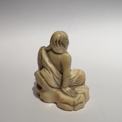 Netsuke representind a rakan, Japan  Edo periid 18th Century  - 