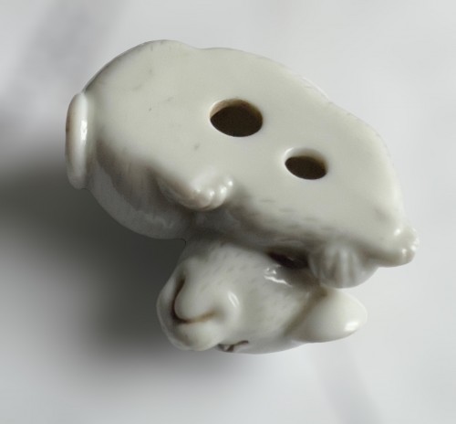 Hirado porcelain Katabori netsuke, Japan, Japan 19th century - 