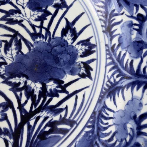 Asian Works of Art  - Large Porcelain Dish, Japan circa 1670-1680