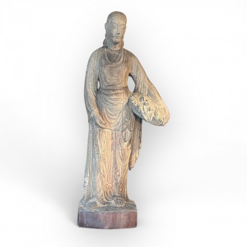 Femme à la corbeille de fleurs - Kakuoka Akimitsu, Japon 1930-40 - Cristina Ortega & Michel Dermigny