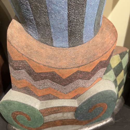 20th century - Japan, Sculpture Vase, Exotic Plant, Shimura Noriyuki, circa 1990