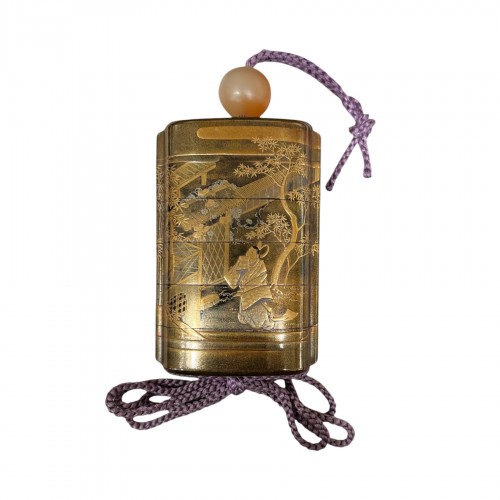 Inro à 5 cases, Hara Yoyusai 1769-1845, Japon époque Edo