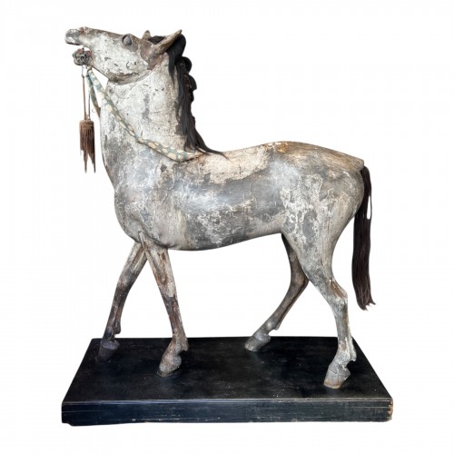  Large White Horse Hakuba Japan Edo period