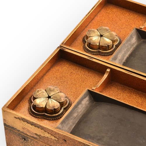 Suzuribako à 20 cases, Japon époque Edo 18e siècle - 