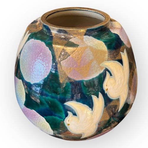 Grand vase en céramique, Fujimura Hoshu (1903–1970) - Cristina Ortega & Michel Dermigny
