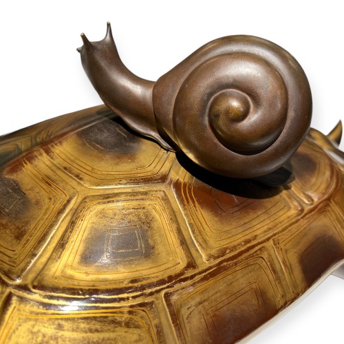  - Japanese Lacquer Candy Box in the Shape of a Turtle, 19th Century