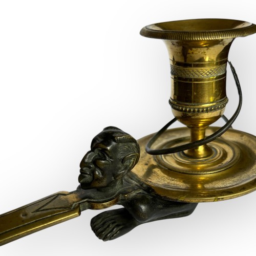 Portable candlestick, Demon, Bronze, 19th century  - Napoléon III