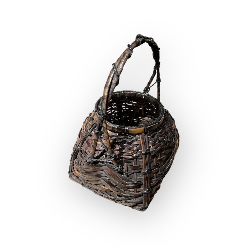 Whalebone hanakago, Japa ,Meiji-Taisho - 