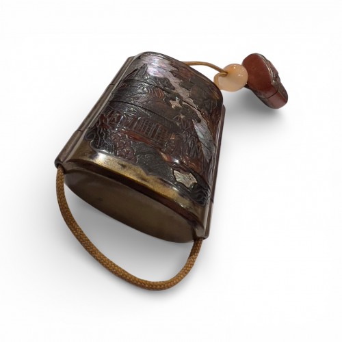  - inro, late 17th–early 18th century, with four compartments and a lacquered lid.