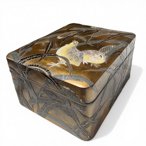 XXe siècle - Boite en laque de Wajima, Nishizuka Choko (1888–1976)