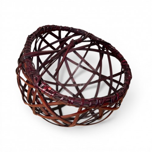 Iida Seiseki (1929- 2014) Grand panier à fleurs hanakago intitulé "Poème du Ciel" - Cristina Ortega & Michel Dermigny