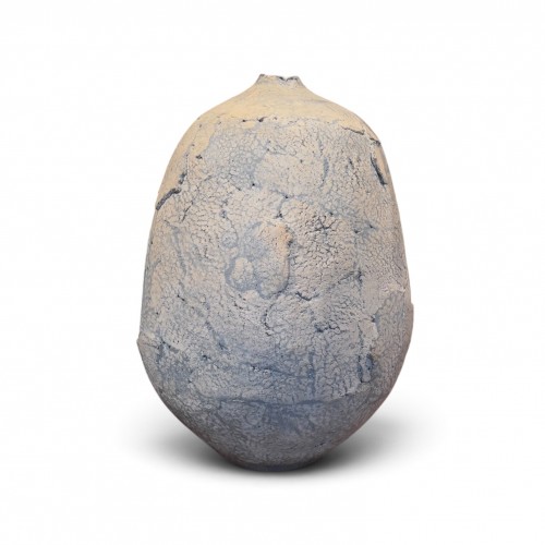 Asian Works of Art  - Large “Tansai-yu hanmon tsubo” Kato Keiya  Japan, Seto, 20th c