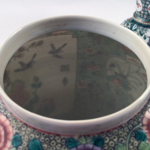 Paire de lanternes en porcelaine famille verte, Chine XIXe siècle - Cristina Ortega & Michel Dermigny