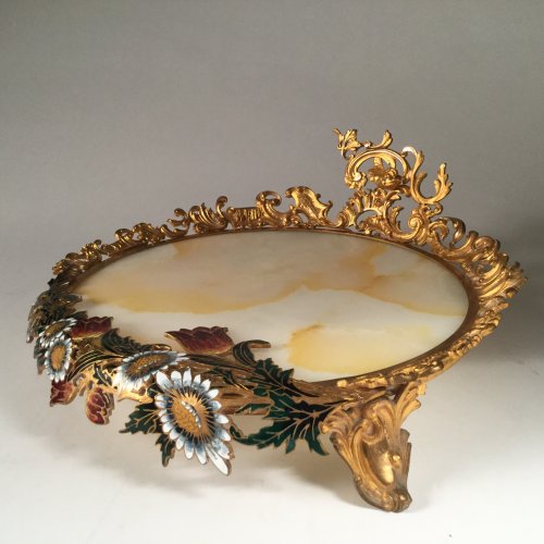 Surtout en onyx attribué à Eugène Cornu vers 1870 - Objet de décoration Style 