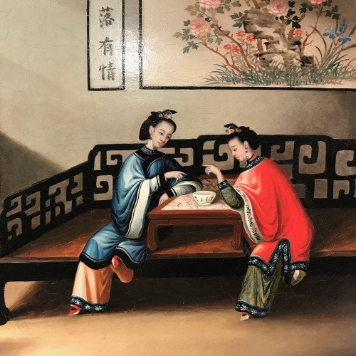 Asian Works of Art  - YOUQUA (Attributed to, circa 1850) - Every day life in China