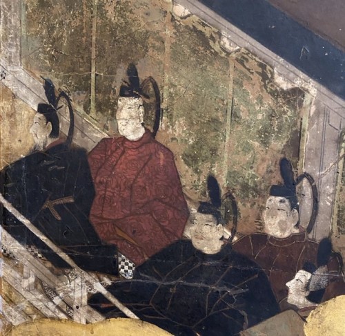 Paravent , Le dit du Genji, Japon époque Edo 17e siècle - Cristina Ortega & Michel Dermigny