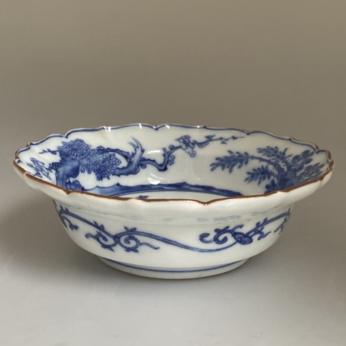 A Japanese Blue and White Porcelain flat bowl c.1690 – 1740 - Asian Works of Art Style 