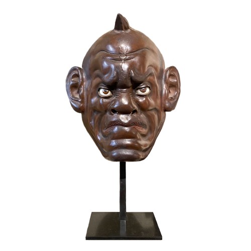 Ikki ningyo face mask, Japan, Meiji period 19th century