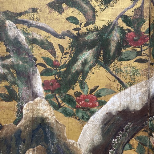 17th century - Japan, Folding screen, Kano School, Edo period, late 17th century.