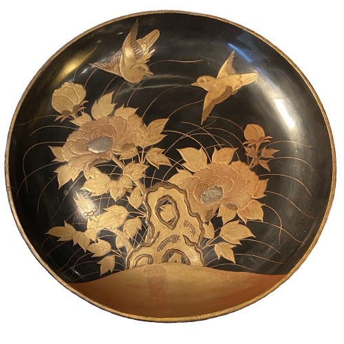 A Japanese lacquer Takatsuki (stem table), 19th century  - 