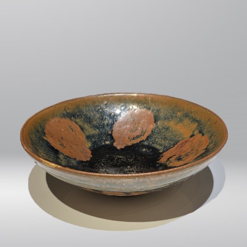 A Fine Song or Jin Dynasty Black Pottery Bowl of Cizhou Type, 12th, 13th ce - Asian Works of Art Style 