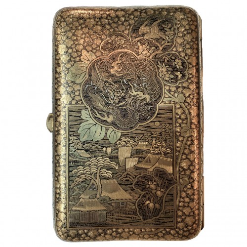 Japan, An impressive Komai cigars  case, Meiji period. - 