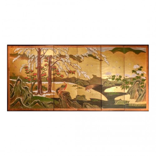 Japan, Six folds screen, Kano school, Edo period