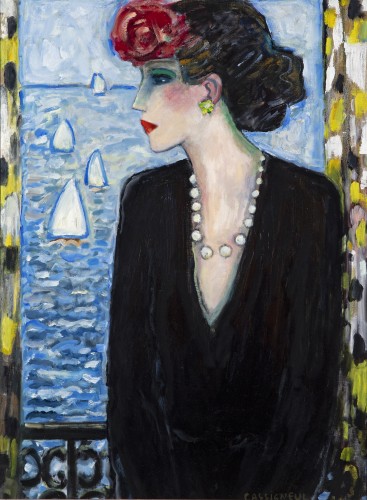 Jean-Pierre Cassigneul (1935) -  La robe noire  