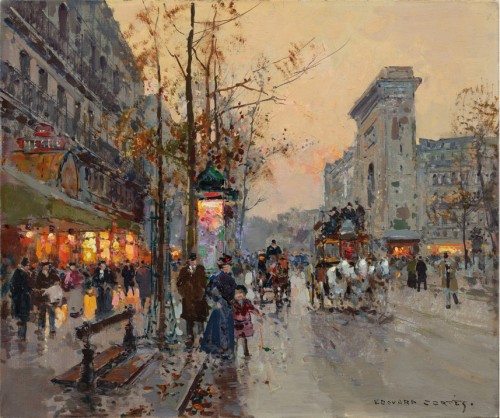 Edouard Cortès (1882 - 1969) - La Porte Saint-Denis