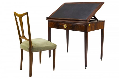 Table d’architecte en acajoupar Jean-Joseph Chapuis (1765 – 1864)