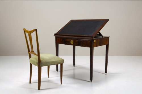 Mahogany architects table by Jean-Joseph Chapuis  (1765 – 1864) - Furniture Style Empire