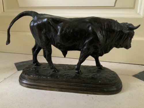 Sculpture Sculpture en Bronze - Rosa Bonheur (1822-1899)  - Taureau marchant