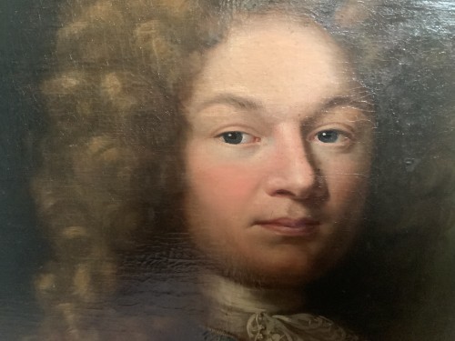 XVIIIe siècle - Deux portraits formant paire d’un couple aristocratique, école française du XVIIIe siècle