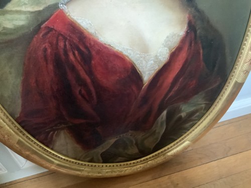 Louis XV - Deux portraits formant paire d’un couple aristocratique, école française du XVIIIe siècle