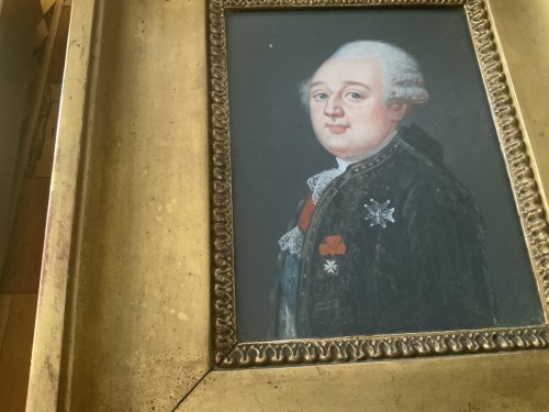 XVIIIe siècle - Portraits de Louis XVI et Marie Antoinette, gouaches fin XVIIIe