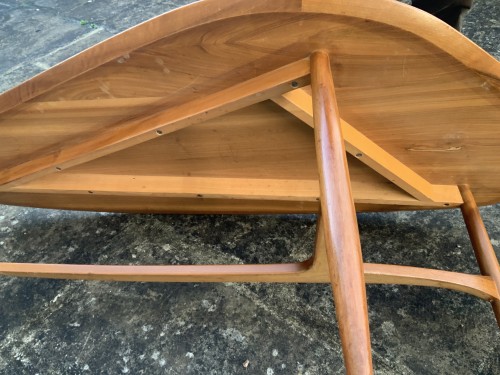 Antiquités - Svante Skogh - Table basse Boomerang, circa 1960