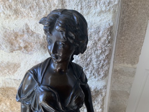 XIXe siècle - Danseuse au tambourin -  Paul Dubois (1827- 1905)
