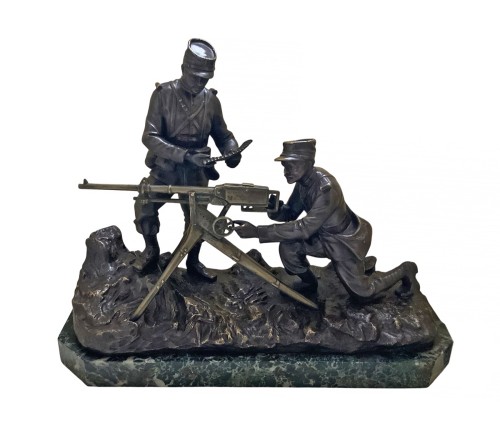 Georges Omerth (1895-1925), Soldats à la mitrailleuse