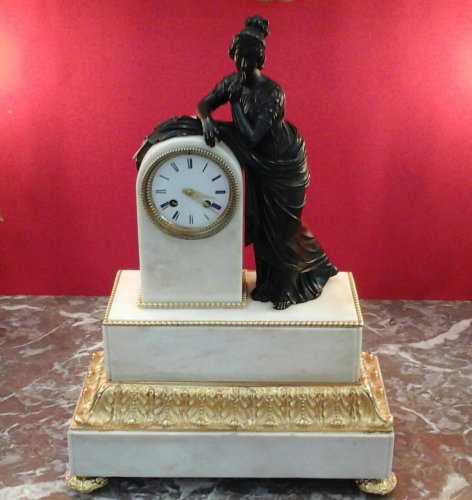 Large 19th century clock, signed VINCENTY