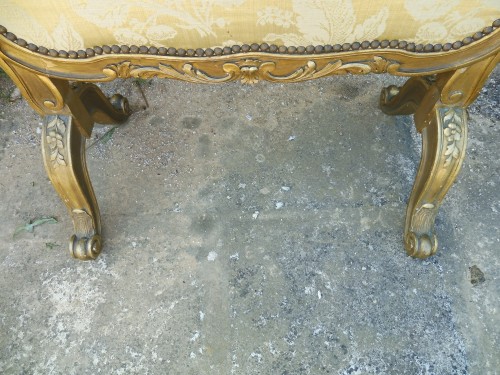 Ecran de cheminée en bois doré - Époque XIXe - Danièle Fontaine Antiquaire