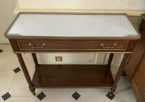 Mobilier Console - Console en acajou, époque Louis XVI