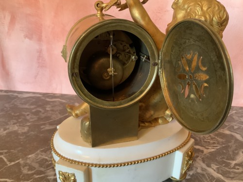 18th century - Louis XVI clock signed Dutertre, Horloger du Roy, Paris