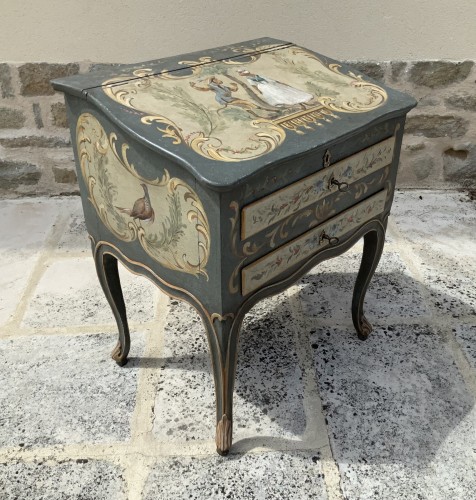 Child&#039;s desk, stamped LEROY Félix master in 1749 - Furniture Style Louis XV