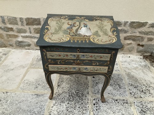 Child&#039;s desk, stamped LEROY Félix master in 1749 - Louis XV