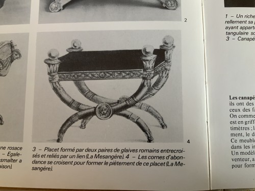 Gilded wood ceremonial stool - 