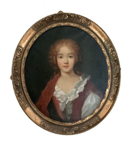 Portrait présumé de Marie Anne de Bourbon dite Mademoiselle de Blois, fin XVIIe 