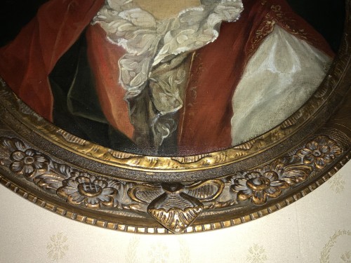 Tableaux et dessins Tableaux XVIIe siècle - Portrait présumé de Marie Anne de Bourbon dite Mademoiselle de Blois, fin XVIIe 
