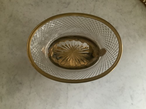 Ccentre de table en bronze doré et cristal - Napoléon III