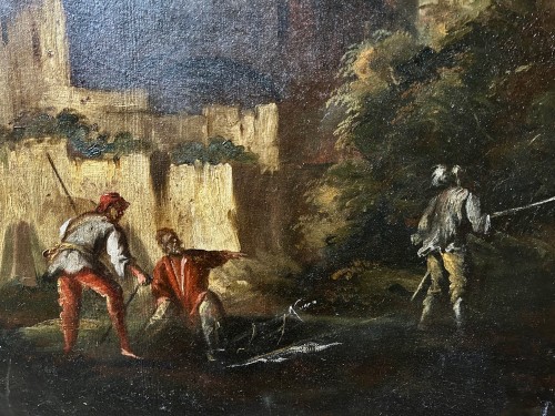 Paysage marin avec ruines - Antonio Travi called Le Sestri (1608 -1665) - 