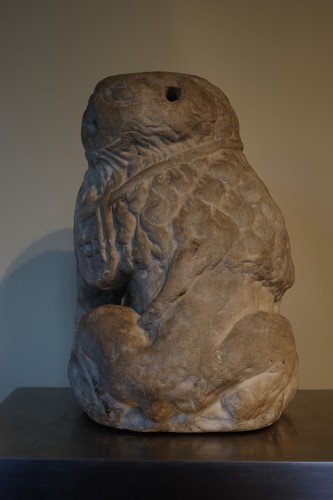 Lion en marbre - Périgord XVIIe siècle - Dei Bardi Art